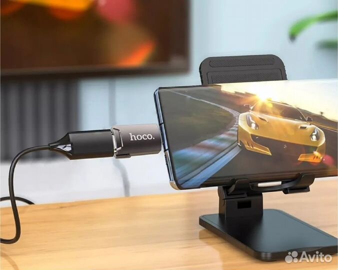 Переходник Type-C to hdmi hoco UA19 / 4K HD