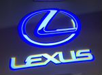Лазерная проекция на Lexus