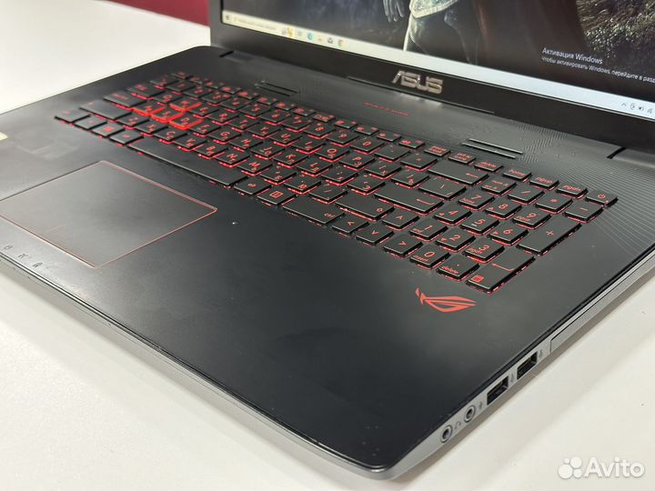 Asus Rog Strix 17.3 IPS Core i5 16G озу GTX960 4G