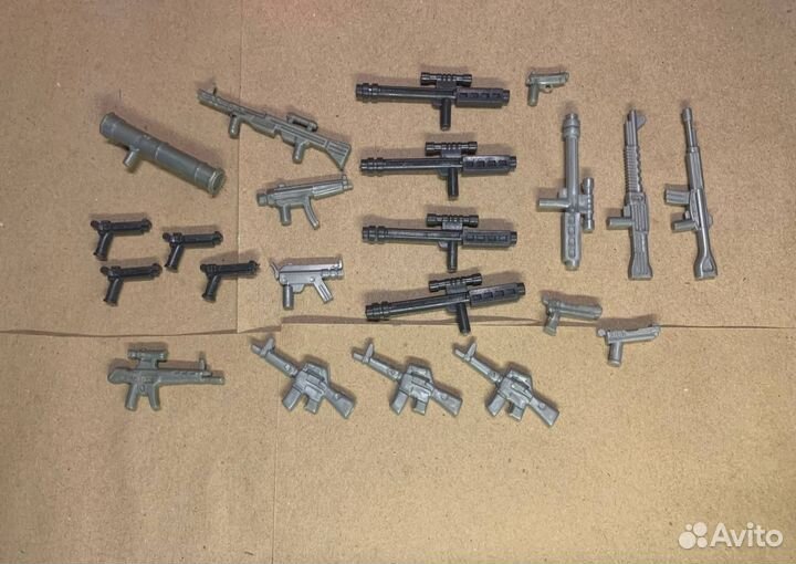 Lego оружие аксессуары омон современная война