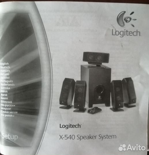 Колонки logitech x-540