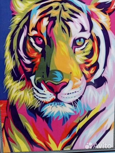 Алмазная мозаика но номерам 40 х50