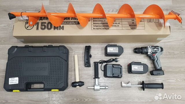 Ледобур Тонар Электрошторм шуруповерт Nanwei 528