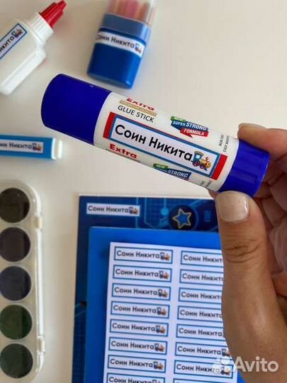 Термобирки на одежду. Наклейки на канцтовары