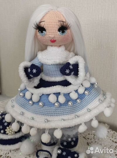 Кукла ручной работы Снегурочка