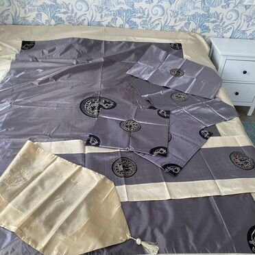 Шелк пододеяльник-покрывало