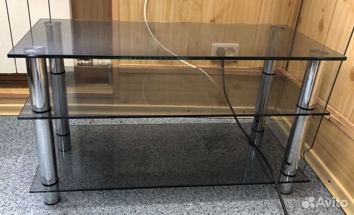 Стеклянная тумба
