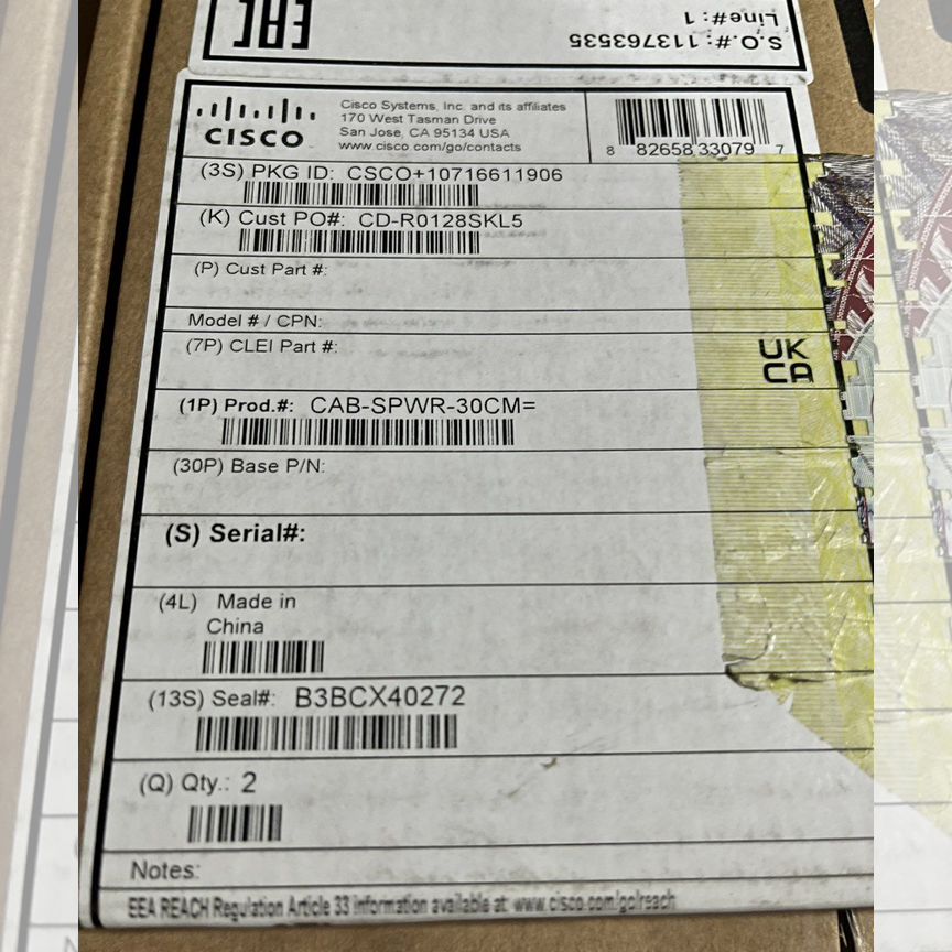 [CAB-SPWR-30CM] Cab-Spwr-30cm