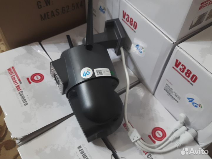 Двойная Камера Видеонаблюдения SIM 4G