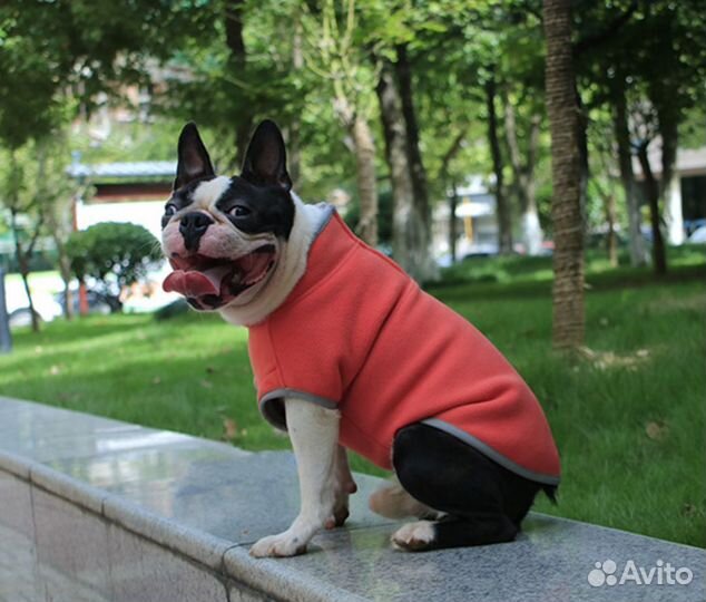 Флисовая толстовка для собак