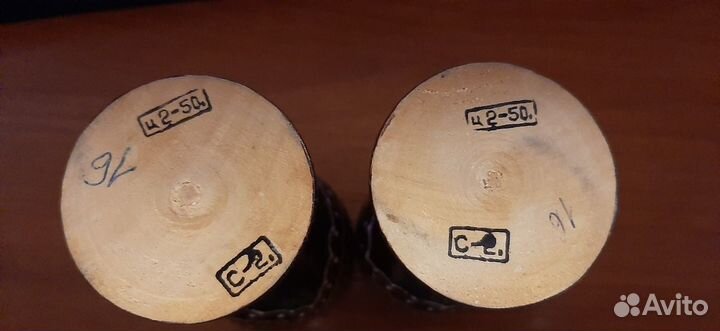 Бокалы расписные, 2 шт., СССР