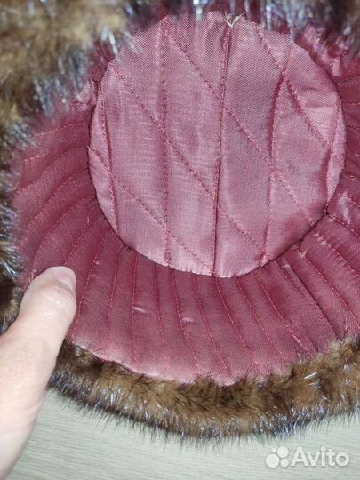 Норковая шапка мужская