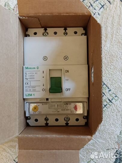 Выключатель мощности moeller eaton lzmc1-A63-I