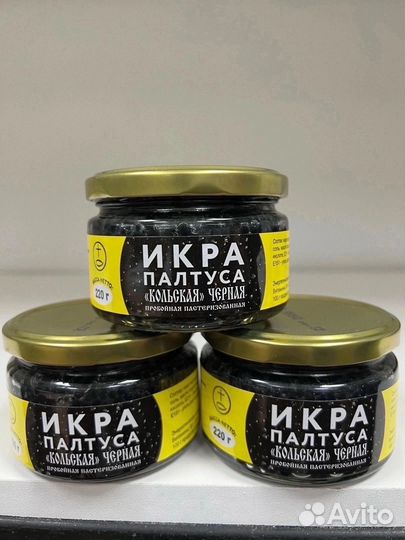 Икра лососевая, палтуса, щуки