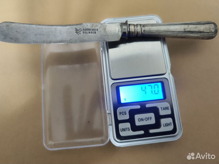 Ножи десертные серебро