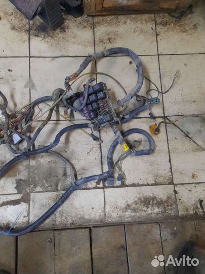 Chevrolet Lanos блок предохранителей с проводкой