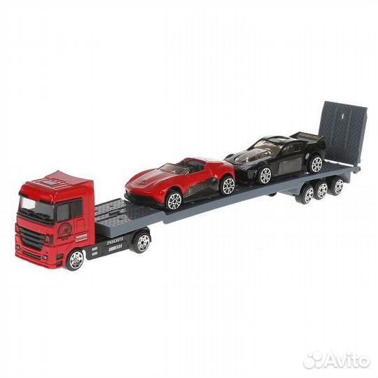 Набор машин Технопарк металл Автовоз 24 см подвижн