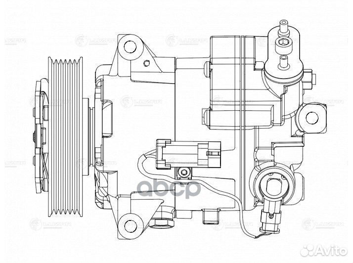 Компрессор кондиц. для а/м Opel Astra J (10) lcac