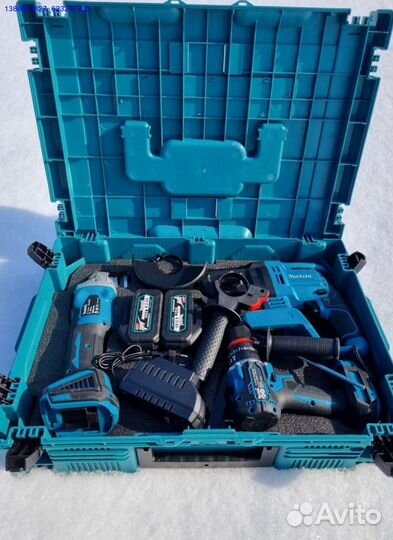 Шуруповерт перфоратор болгарка набор (Арт.22314)