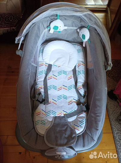 Детские качели шезлонг для новорожденных