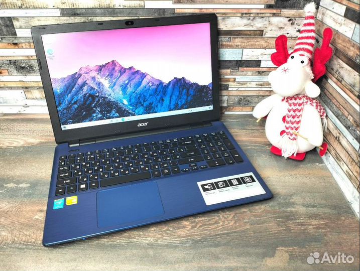 Синий Acer на i3/ RAM 12/ SSD 256/ GeForce 840m