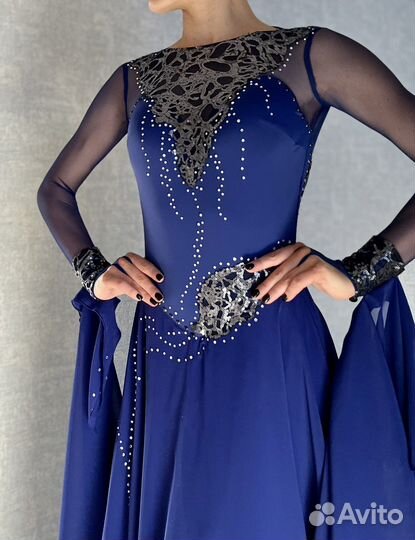 Платье для бальных танцев стандарт