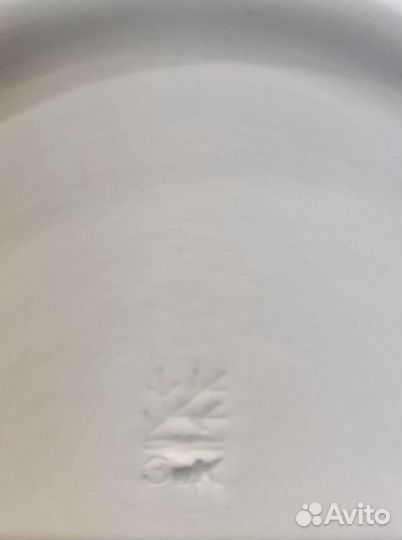 Тарелка зик Конаково, Буди фаянс фарфор,тортница