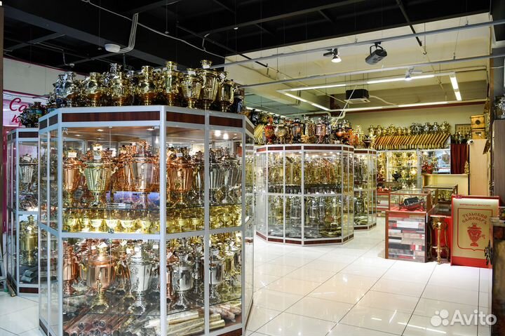 Труба для самовара золотая с деревянной