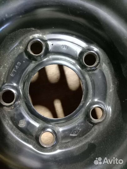 Диски 4шт 15x6.5 на Renault megan III/ Nissan