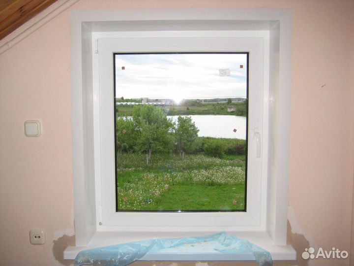 Окно Глухое ширина 900 мм * высота 600 мм
