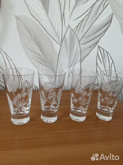 Хрустальные стопки СССР