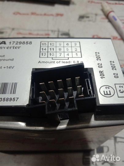 Преобразователь напряжения Scania P 380 DC12 17