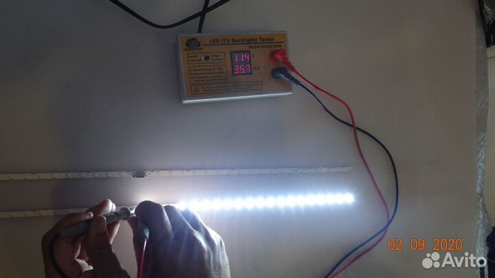 Новый комплект подсветки AOT 55 NU7300 NU7100 2X40