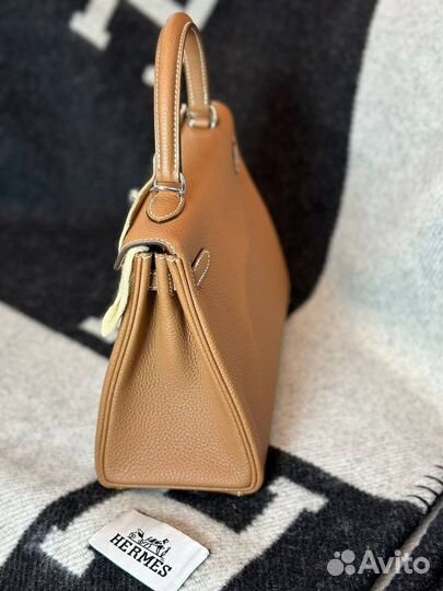 Сумка hermes kelly 25 togo gold
