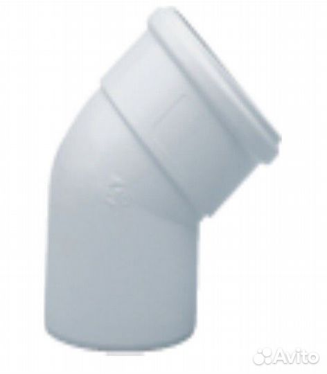 Отвод пп 45 80мм конденс. котел до 70кВт силикон