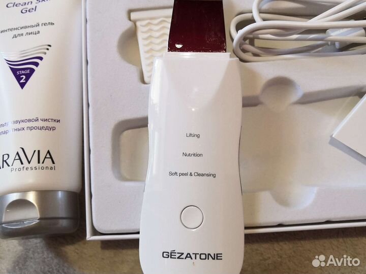 Ультразвуковой аппарат для чистки лица gezatone