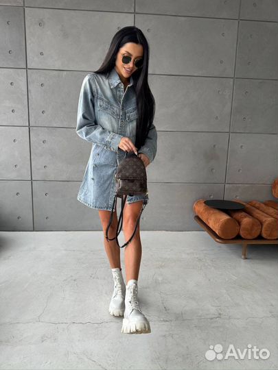 Джинсовое платье