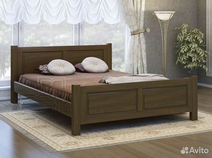 Кровать деревянная из массива от фабрики с гарант