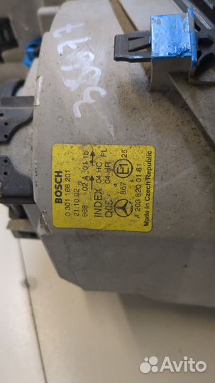 Фара (передняя) левая Mercedes C W203, 2002