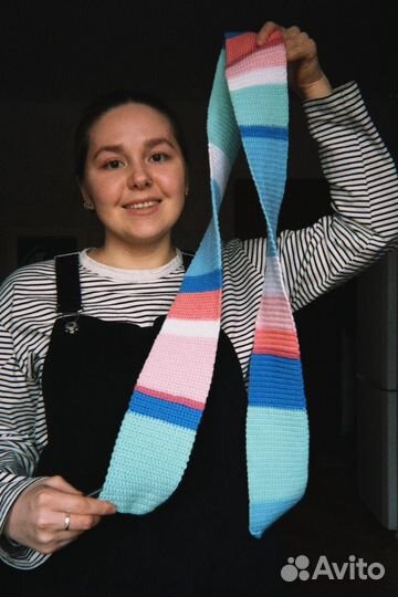 Шарф вязанный ручной работы пинтерест