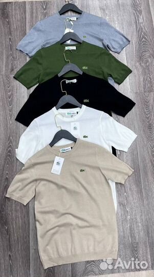 Футболка polo мужская lacoste, armani