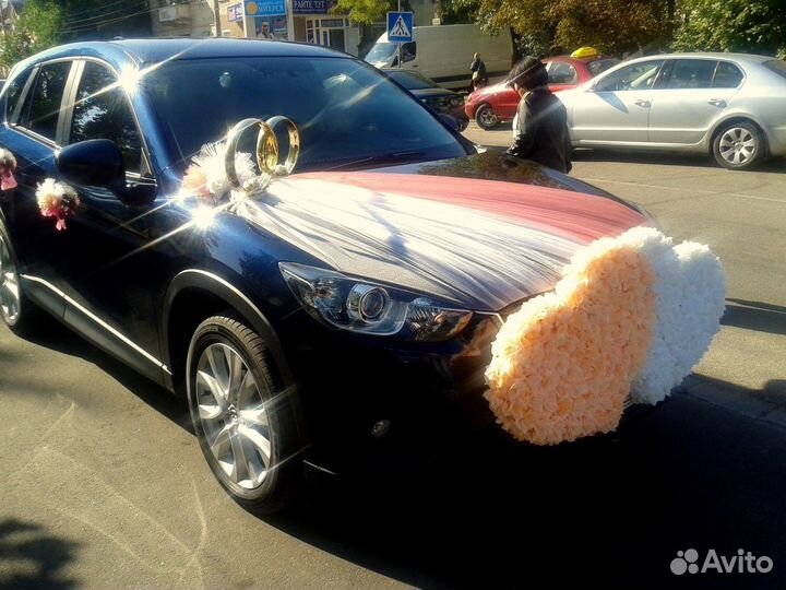 Свадебное украшение машин