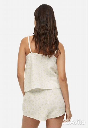 H&M пижама из смесового льна новая