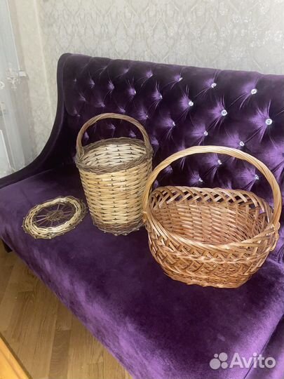 Корзина плетенная
