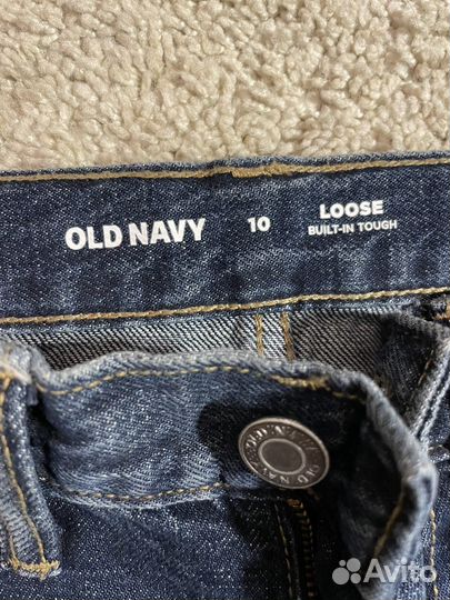 Плотные джинсы OLD navy на мальчика 140