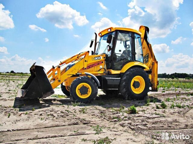 Аренда, услуги экскаватор-погрузчик JCB