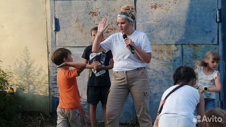 Ведущий + dj, аниматоры на выезд, шоу