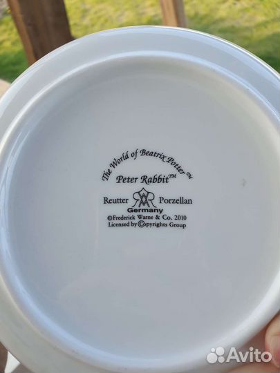 Тарелка с двойным дном Беатрис Поттер Утка Эмма