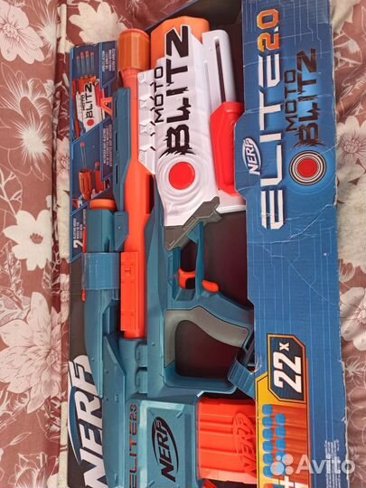 Nerf elite 2.0 Moto blitz, новый