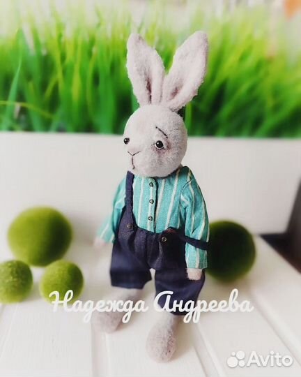 Кролик вязаный крючком